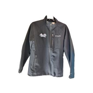 Columbia Ski Rental Size L Full Zip Black Coat Unisex